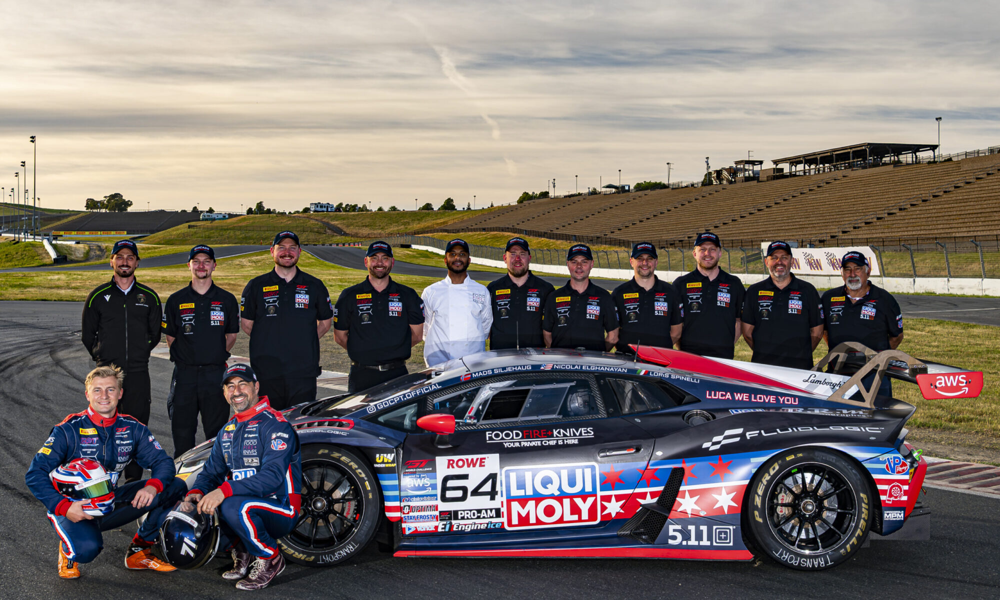 Chicago Performance team with the number 64 Lamborghini